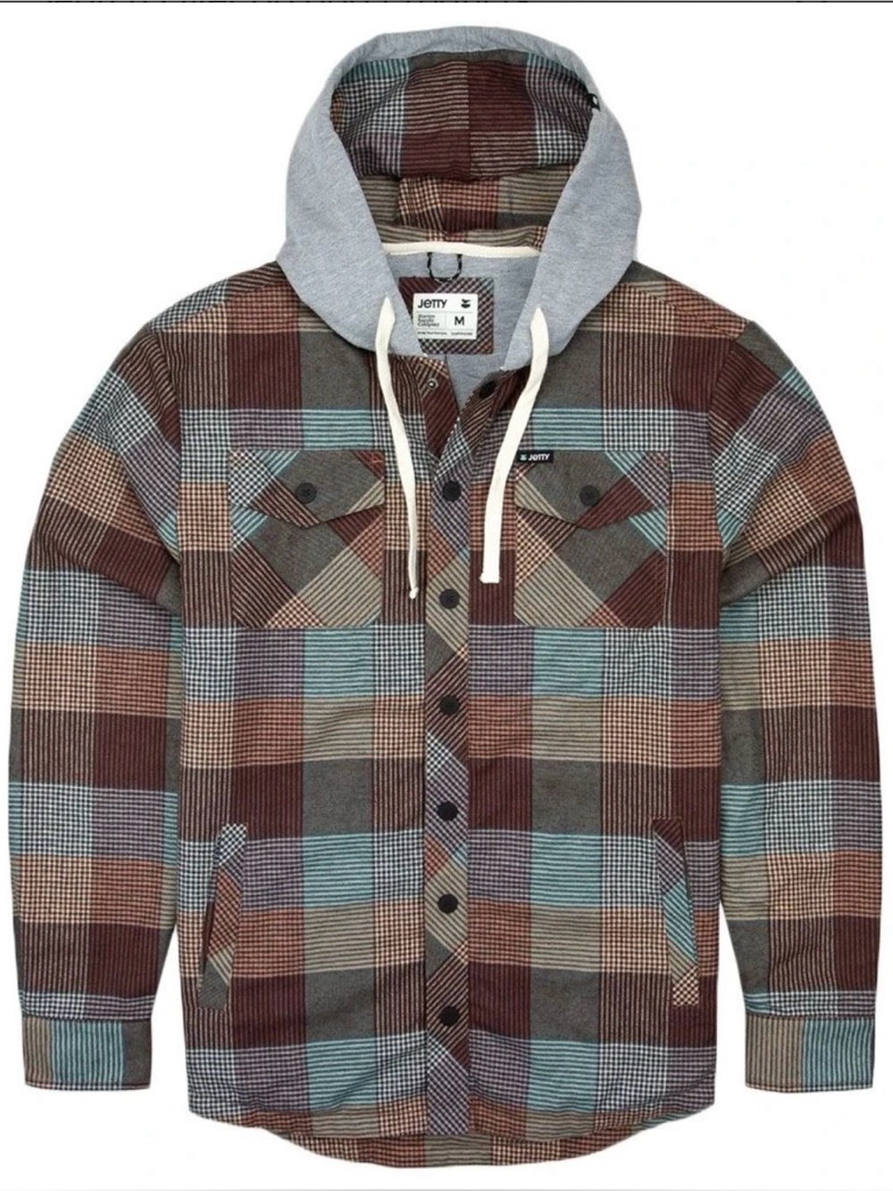 Jetty Mayfly Hooded Flannel Jacket
